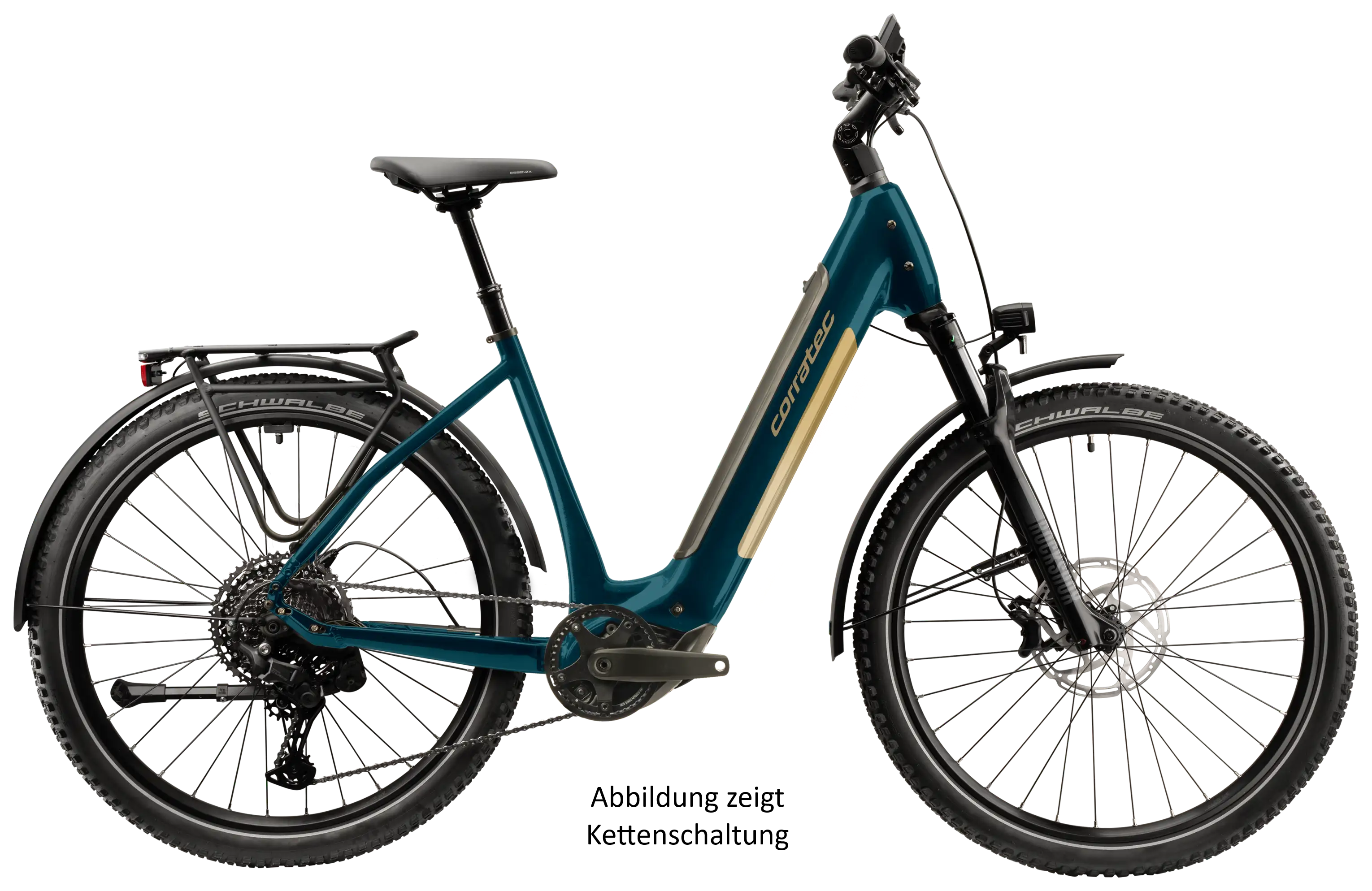 Corratec E-Power Trekking 28 CX8 Belt Wave 